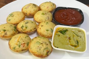 Suji / Rava Appe Recipe | Healthy Breakfast Suji Appam Recipe | Instant Breakfast Recipe Suji Appe