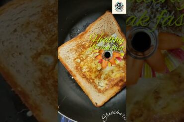Healthy breakfast | Easy breakfast recipes | Bread omelette | Cheese bread omelette #shortsvideo
