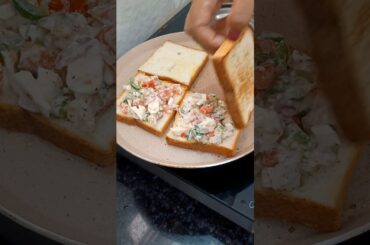 Veggies sandwich | Healthy sandwich | easy snacks recipes #shorts #trending #youtube