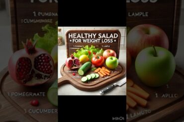 Quick & Healthy Salad Recipe for Weight Loss! #shorts