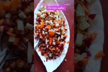 High Protein Salad #food #protein #sprouts #weightloss #diet #healthy #shorts #healthyfood