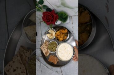 Healthy dinner thali#recipe #saritakasana