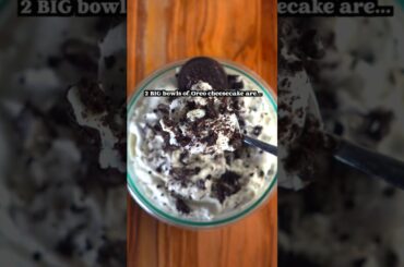 Low Calorie, High Protein No Bake Oreo Cheesecake (UNDER 5 Minutes)