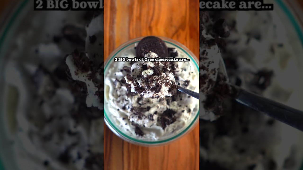 Low Calorie, High Protein No Bake Oreo Cheesecake (UNDER 5 Minutes) Low Calorie, High Protein No Bake Oreo Cheesecake (UNDER 5 Minutes)