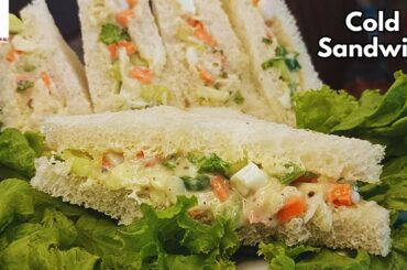Healthy Cold Sandwich Recipe | Lunch box Recipe Ideas | Veg Mayo Sandwich | Quick Vegetable Sandwich