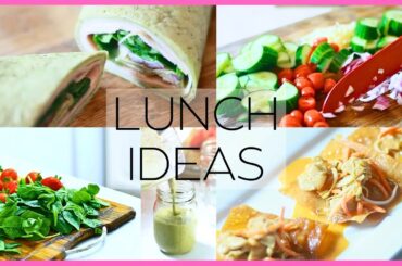 EASY HEALTHY LUNCH IDEAS for SCHOOL or WORK | CUCUMBER SALAD | TURKEY WRAPS | Meal Prep For FAMILIES