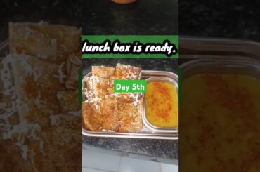 Healthy lunch box Tiffin recipe day 5th#dosa #yummyfood