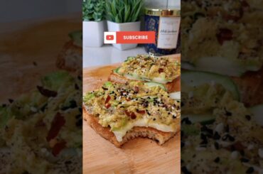 The Best Avocado Toast | Expensive Breakfast Toast | Vegan | Healthy Toast #shorts #food