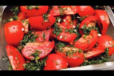 The Most Delicious Tomatoes Salad Recipe | Quick And Easy Healthy Salad MR Rasoi #viralvideo