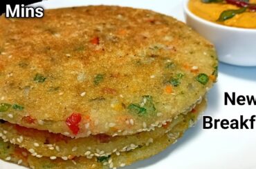 1 cup Rice - Healthy Breakfast Recipe | Breakfast Recipes Easy | Breakfast Recipes Indian | Pancake