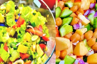 Healthy Salad Recipes For Weight Loss |VegiTable Salad For Weight Loss |Healthy Snacks |