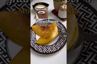 Janvi Kapoor famous recipe #janvikapoor #recipe #food #healthy  #indianfood #moongdalchilla