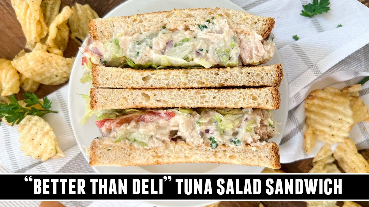 “Better than Deli” Tuna Salad Sandwich | EASY 10 Minute Recipe "Better than Deli" Tuna Salad Sandwich | EASY 10 Minute Recipe