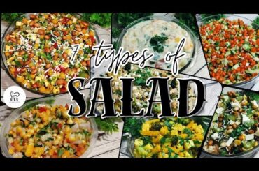 7 Days 7 Salads I Weight Loss Recipes I Diet Salads | Diabetic Diet l Summer Special Salads