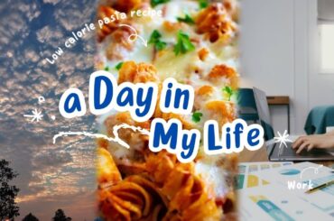 Low Calorie Pasta Recipe/day in my life vlog
