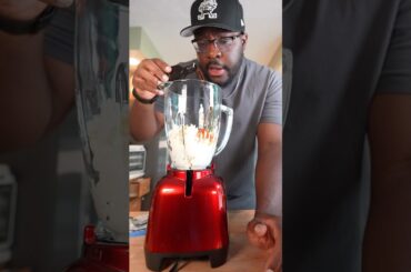 Peaches and Cream but with GAINZ!! Cottage Cheese?! #protein #foodreview #recipe #healthy