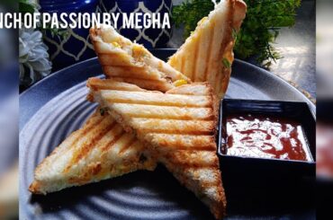 Kids Lunchbox Recipe | Healthy Sandwich Recipe | Easy Quick Breakfast Recipe