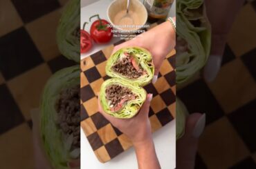 Lettuce wrap #viralvideo #viralshort #foodie #healthy #recipe #foodie #food #foodlover #short#love