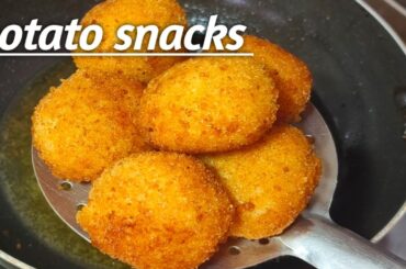 New Crispy Potato Snacks Recipe | Healthy Snacks | Aloo Snacks Anju's kitchen