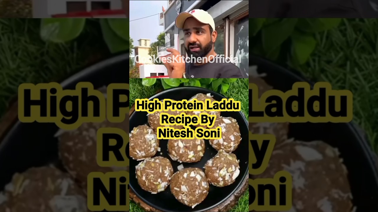 High Protein Laddu Recipe By Fitness Coach Nitesh Soni #shorts #trending #youtubeshorts High Protein Laddu Recipe By Fitness Coach Nitesh Soni #shorts #trending #youtubeshorts
