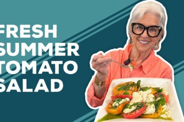 Love & Best Dishes: Fresh Summer Tomato Salad Recipe | Caprese Salad Recipes for Lunch