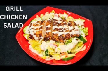 The Grilled Chicken Salad | Healthy Salad Recipe | Weight Lose Salad