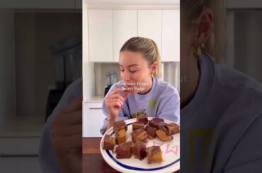 Chocolate PB FUDGE! #shorts #nobake #healthy #healthyrecipes #chocolate #peanutbutter