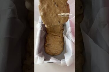 HEALTHIER CC BANANA BREAD!! #shorts #bananabread #healthyrecipes #healthy #recipe