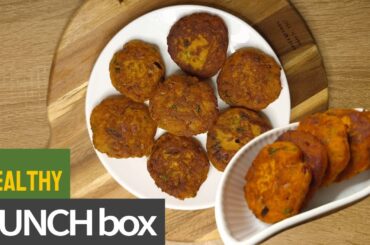 Sweet potato snack recipe/ genasina cutlet recipe/   healthy snacks for kids/ kids lunchbox recipe