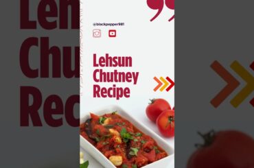 Lehsun Chutney recipe #shorts #food #healthy #youtubeshorts