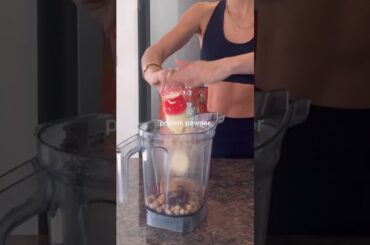 Cookie Dough Dessert Hummus! #shorts #healthy #healthyrecipes #hummus #cookiedough