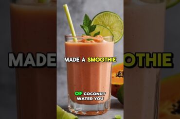 Boost Digestion & Weight Loss: Delicious Papaya Smoothie