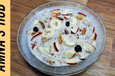 No Cooking High Protein Breakfast | Energy Booster | Healthy Breakfast Recipe | Amna's hub