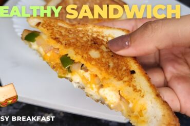 Best Veg Cheese Sandwich | Sandwich Recipe  | Healthy Breakfast Recipe |