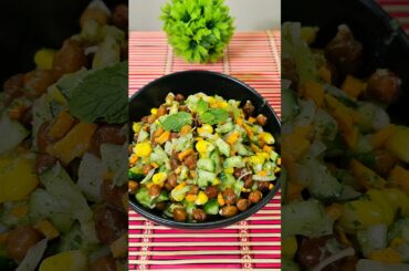 Salad Series Ep 7 :Easy Black Sprout Chana Salad Recipe | Quick & Healthy  #cooking  #asmr  #salad