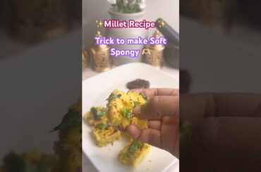 Millet Recipe Series #shorts Millet|Healthy Breakfast Recipe