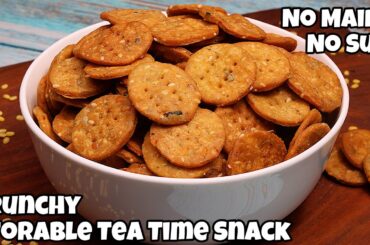 The Ultimate Crunchy Tea-Time Snack Recipe | No Maida One Month Storable