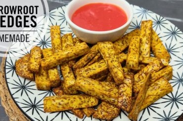 Delicious Baked Arrowroot Fries | Healthy & Crispy Snack Recipe