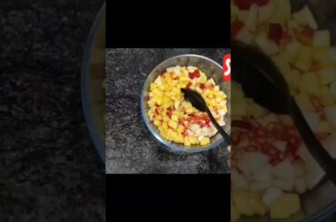 Healthy recipes for kids#Fruit chat recipe#viral yt shorts #yummy......