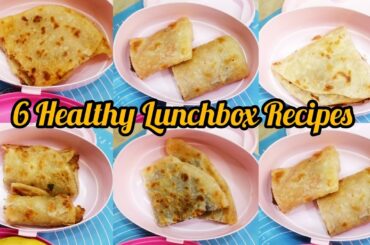 6 Kids Lunch Box Recipes | Healthy and Quick Lunch Box Recipes | Tiffin LunchBox Recipes