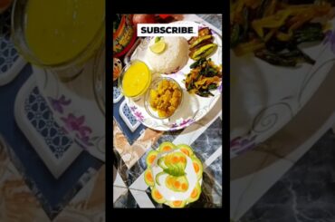 Best Veg thali ideas with healthy salad decoration #shorts #trendingshorts #vegthali #lunch #salad