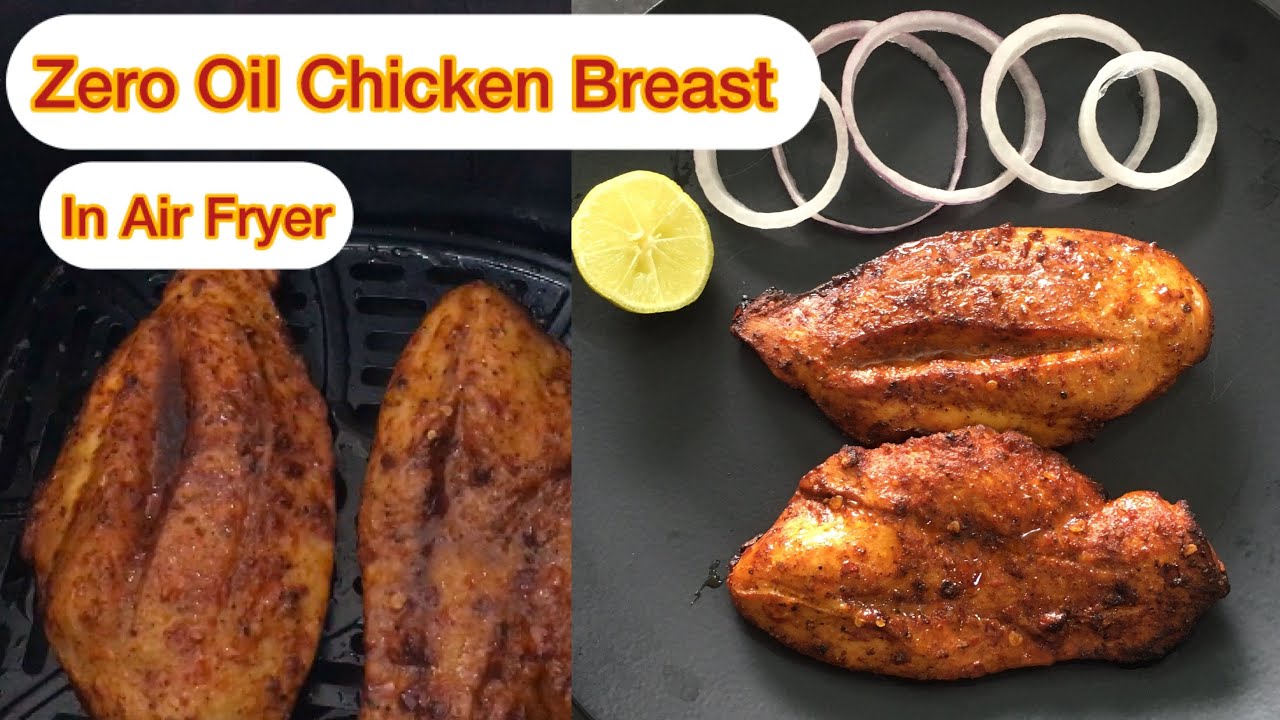 zero oil Chicken Breast in Air Fryer | Healthy & Delicious Recipe |Juicy Chicken steak|Diet chicken zero oil Chicken Breast in Air Fryer | Healthy & Delicious Recipe |Juicy Chicken steak|Diet chicken