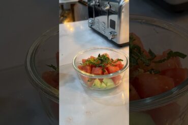 Refreshing Cucumber Watermelon Salad Recipe | Easy Healthy Salad Idea #salad #watermelonsalad #melon
