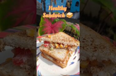 Healthy sandwich, Day 10 #video #viralvideo #shorts #reels #food #recipe #trending #vlog #short #fun