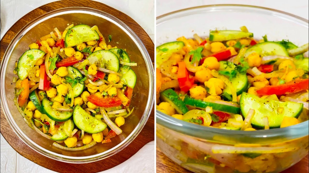 Healthy Protein Salad |Weight loss salad recipe by Amber ka kitchen Healthy Protein Salad |Weight loss salad recipe by Amber ka kitchen