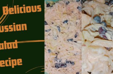 Quick and easy Russian salad recipe/tasty and healthy salad recipe by@mrsirfandesifood9890