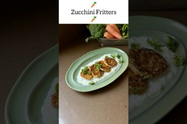 Greek Zucchini Fritters #recipe #lockdown #healthy #highprotein