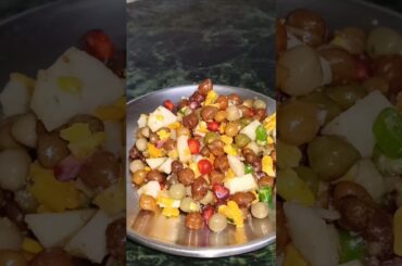 Healthy Salad Recipe | High Protein Chaat Recipe | Protein Salad #shorts #protein #salad #chaat
