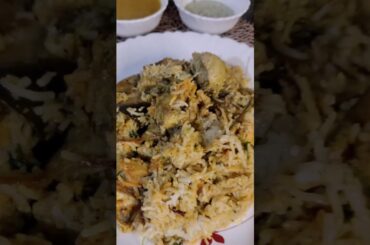 Chicken biryani recipe/Weight loss biryani #reel #recipe #vidio #new youtuber# weight loss