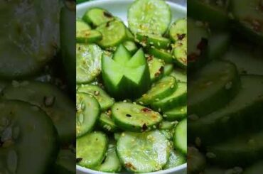 Healthy cucumber salad for weight loss /quick and easy recipe /Telicious